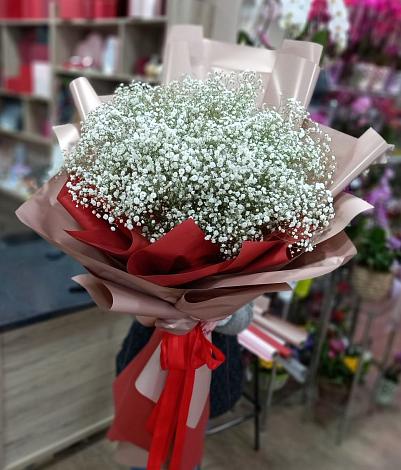 Букет цветов из: Гипсофила в Усть-Калманке