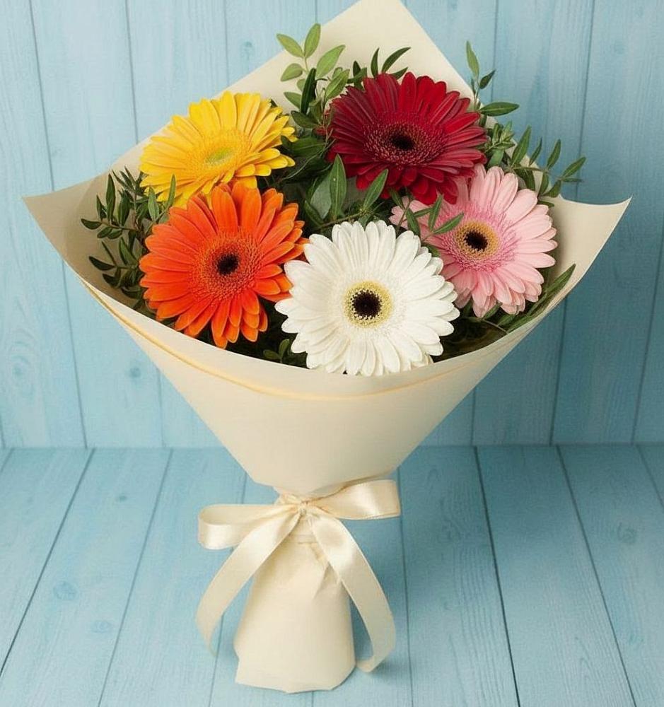 Букет цветов из: Герберы в Усть-Калманке