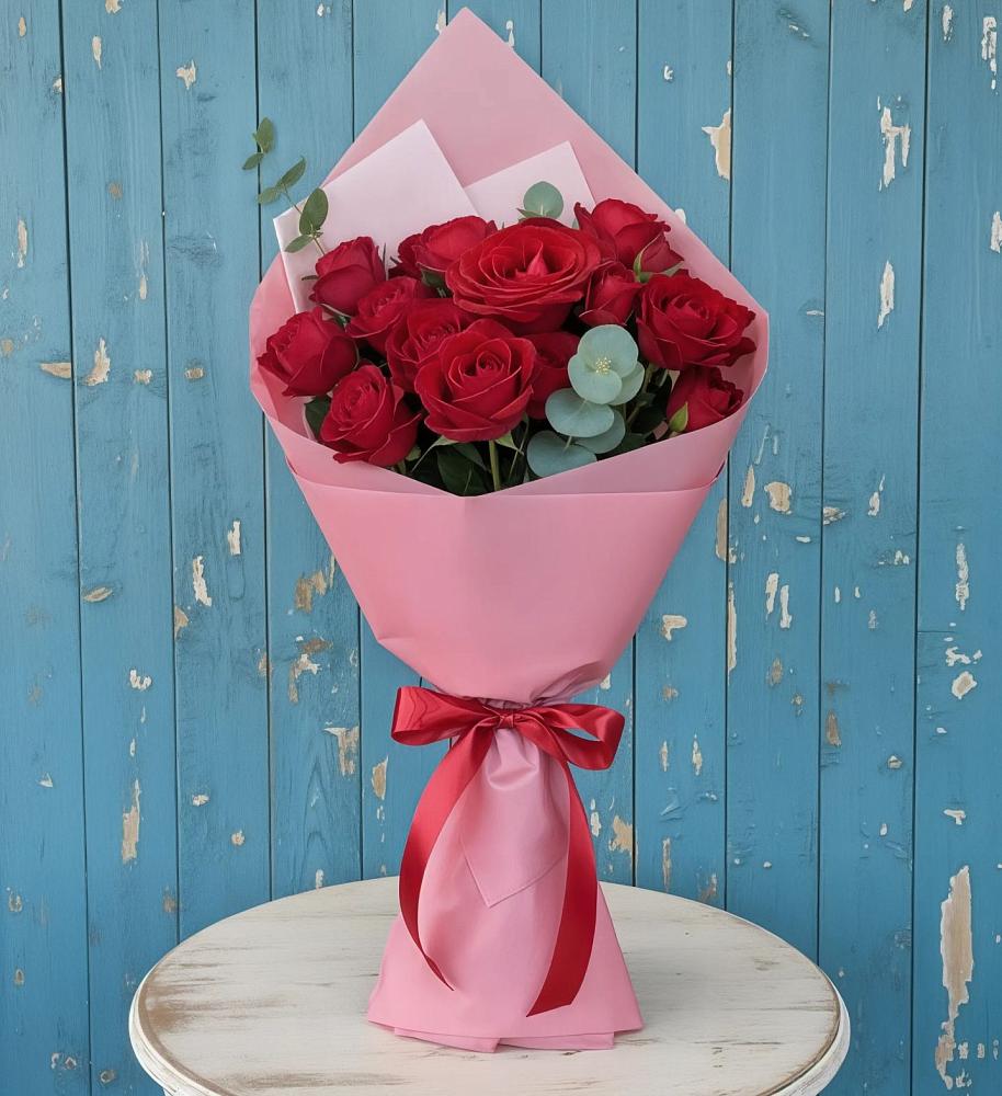 Букет цветов из: Розы в Усть-Калманке