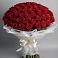 Букет 101 Красная роза Блэк Мэджик в Усть-Калманке