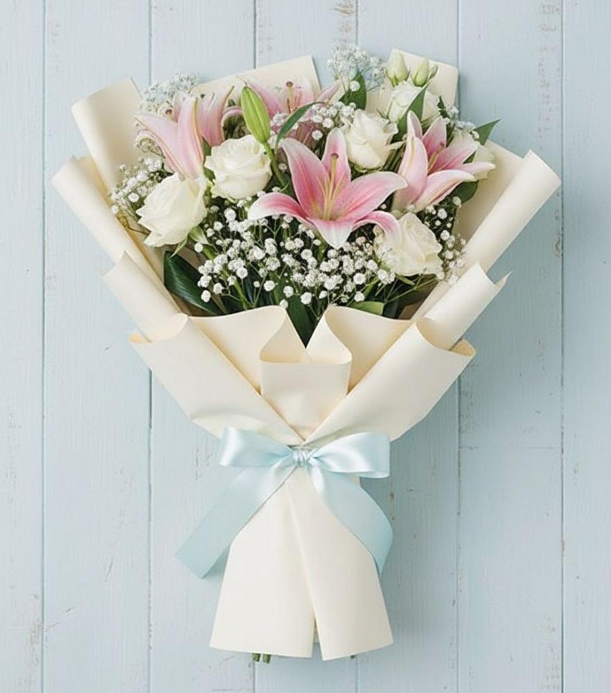 Букет цветов из: Лилии в Усть-Калманке