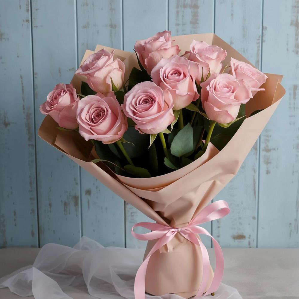 Букет цветов из: Розы в Усть-Калманке