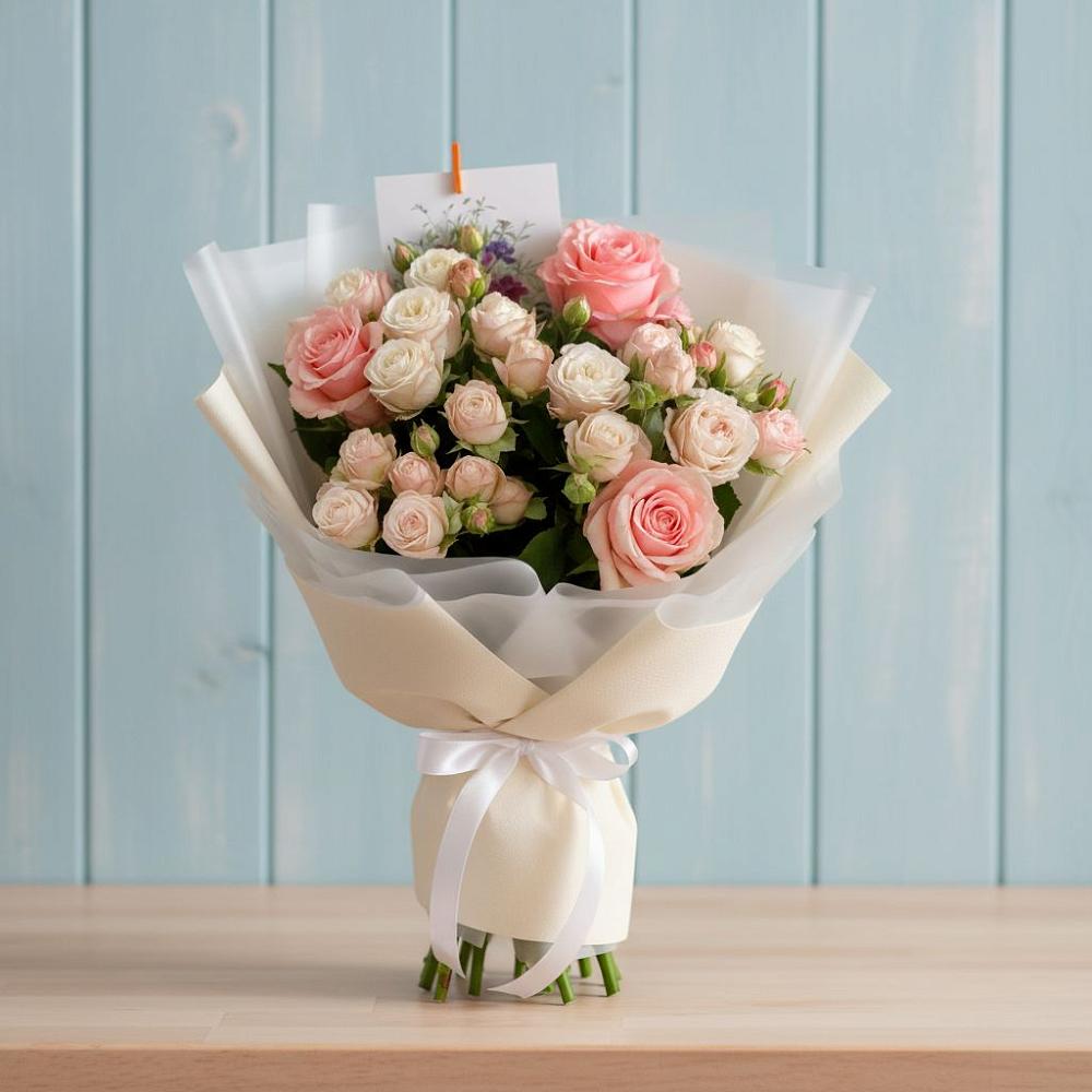 Букет цветов из: Розы в Усть-Калманке