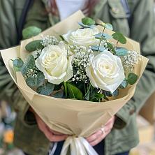 Букет Нежные грёзы в Усть-Калманке Букет цветов из: Розы в Усть-Калманке