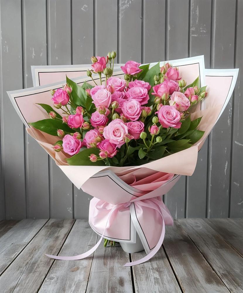 Букет Розовый кустик в Усть-Калманке