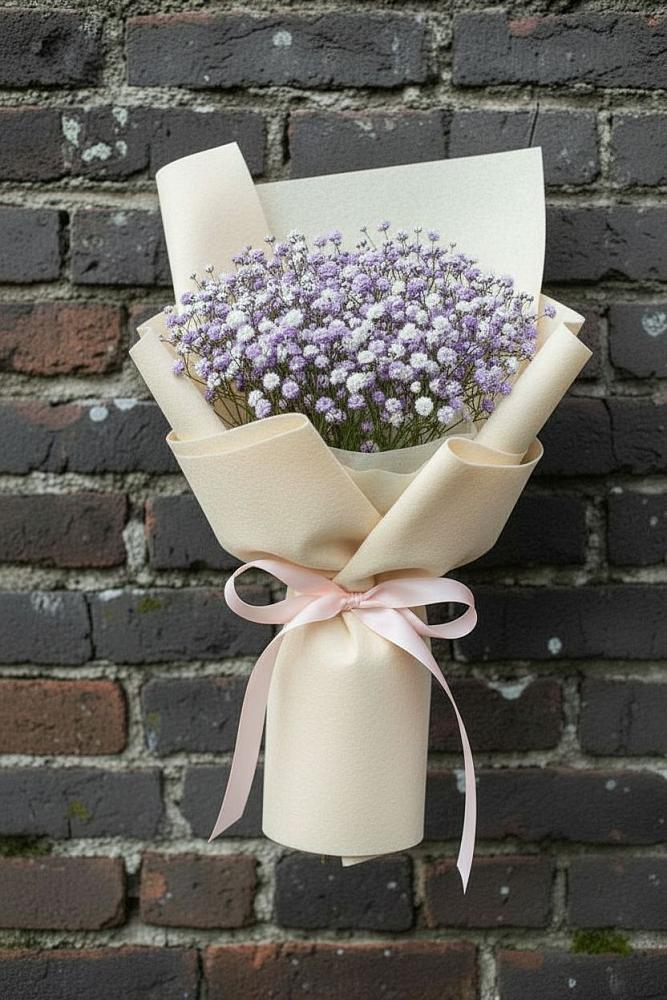 Букет цветов из: Гипсофила в Усть-Калманке