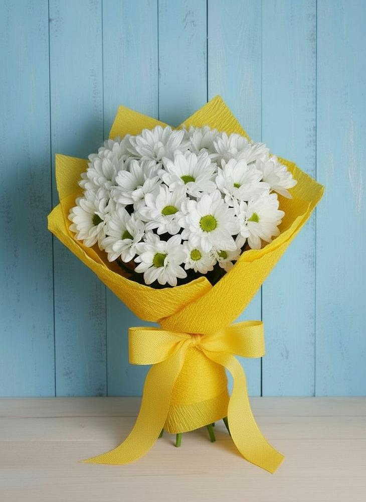 Букет цветов из: Хризантемы в Усть-Калманке