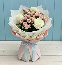 Букет цветов из:  Розы в Усть-Калманке