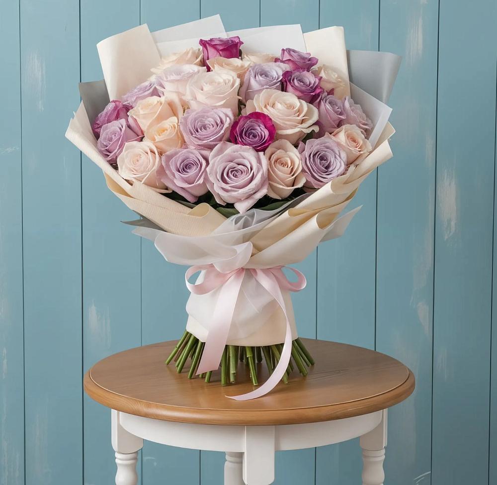 Букет цветов из: Розы в Усть-Калманке