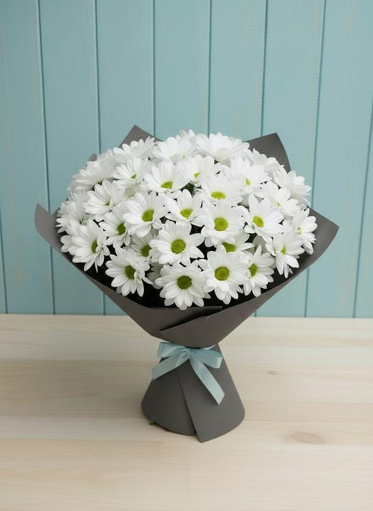 Букет цветов из: Хризантемы в Усть-Калманке