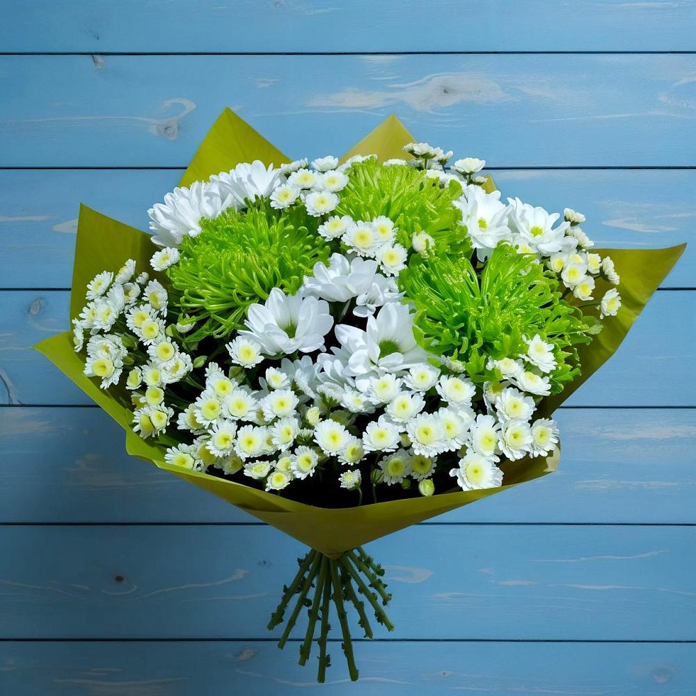 Букет цветов из: Хризантемы в Усть-Калманке