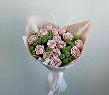 Букет цветов из:  Розы и Хризантемы в Усть-Калманке