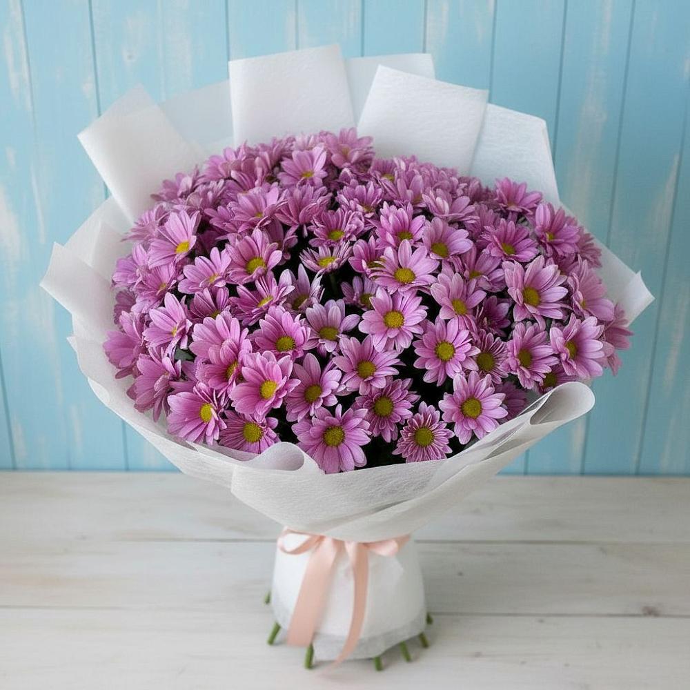 Букет цветов из: Хризантемы в Усть-Калманке
