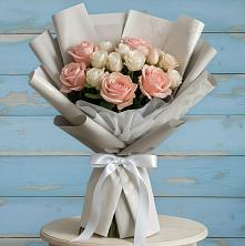 Букет цветов из:  Розы в Усть-Калманке