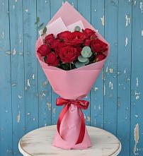 Букет цветов из:  Розы в Усть-Калманке