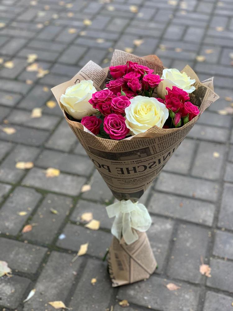 Букет цветов из: Розы в Усть-Калманке