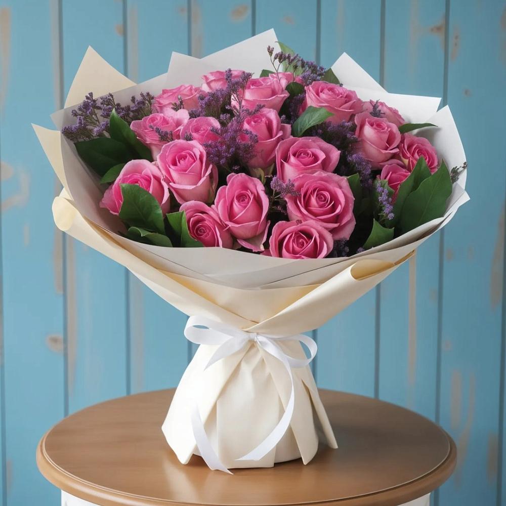 Букет цветов из: Розы в Усть-Калманке