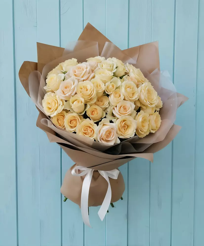 Букет Кремовое облако в Усть-Калманке