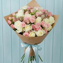 Букет цветов из:  Розы в Усть-Калманке