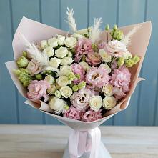 Букет цветов из:  Альстромерии и Розы #REPLACE_PRED# Усть-Калманке